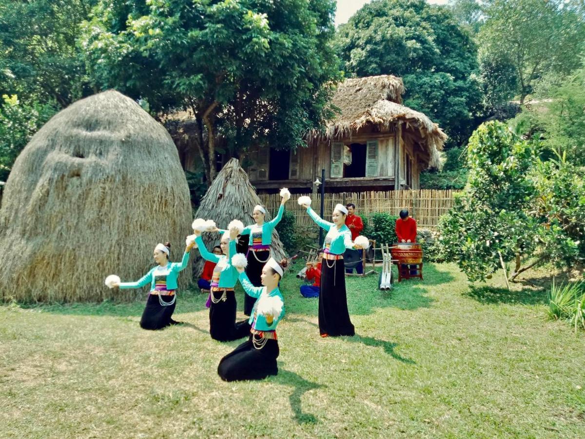 ホテル Muong Retreat- Nghi Duong Xanh Trong Bao Tang Van Hoa Nghe Thuat,Hòa Bình エクステリア 写真