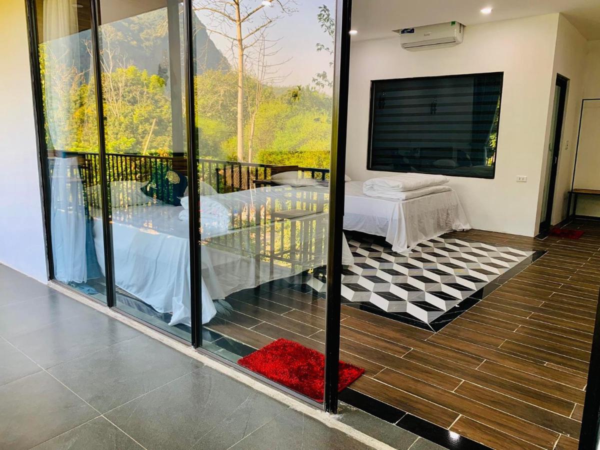 ホテル Muong Retreat- Nghi Duong Xanh Trong Bao Tang Van Hoa Nghe Thuat,Hòa Bình エクステリア 写真