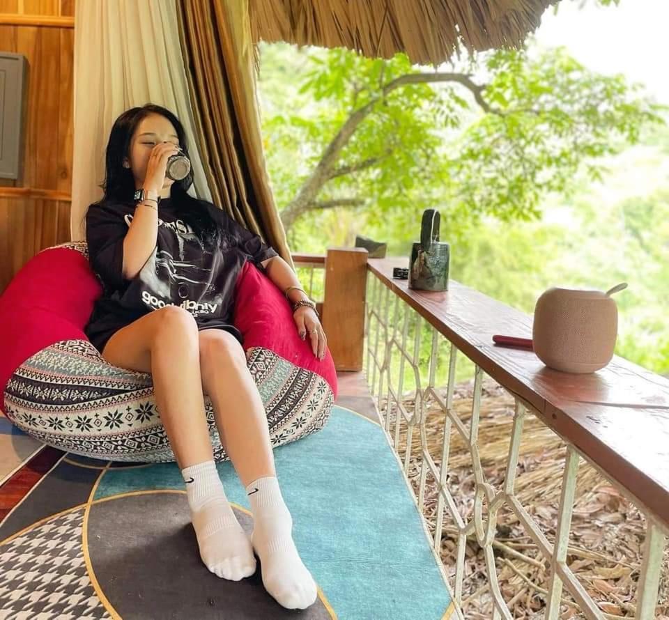 ホテル Muong Retreat- Nghi Duong Xanh Trong Bao Tang Van Hoa Nghe Thuat,Hòa Bình エクステリア 写真