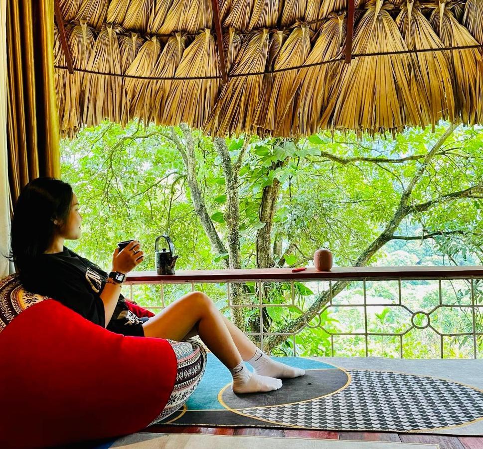 ホテル Muong Retreat- Nghi Duong Xanh Trong Bao Tang Van Hoa Nghe Thuat,Hòa Bình エクステリア 写真